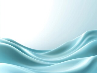 Wall Mural - Light blue flowing fabric abstract background