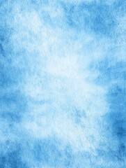 Poster - Serene Blue Watercolor Wash Abstract - Peaceful, calming, tranquil, ethereal