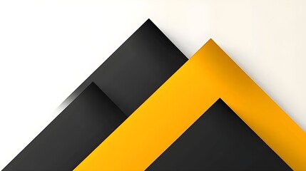 Poster - Dynamic triangles in monochrome design abstract art digital composition contemporary style aesthetic perspective
