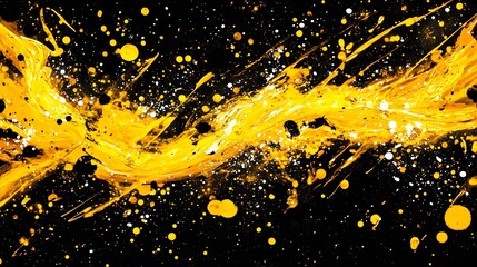 Poster - Vibrant abstract art movement studio digital creation colorful chaos dynamic perspective