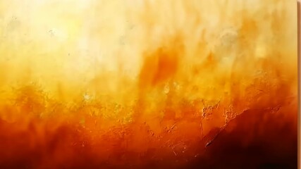 Poster - Vibrant abstract light flow in fiery orange hues with fluid motion