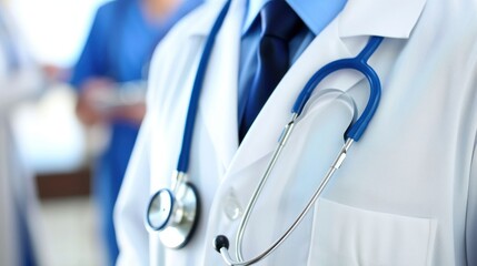 Poster - Doctor checking patient heartbeat with stethoscope stock photo --ar 16:9 --raw --v 6 Job ID: 38b5fcaa-0165-4e32-b058-c36a479ae471