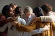 © Volha - Women Supporting Each Other in a Circle of Compassion