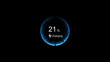 © MD ABDUL MUMIN - battery charging illustration. and a glowing circular interface