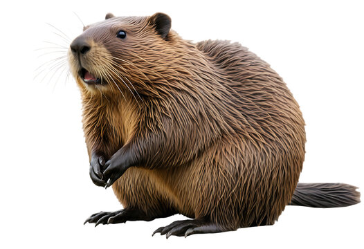 close up of a otter