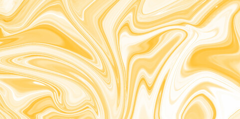 Poster - Abstract white yeollow background with waves, abstract bright acrylic liquid background. Liquid soft and paint background Modern and stylist abstract background For creative design wallpaper .	