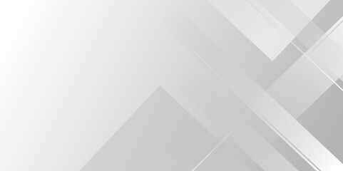 Leinwandbilder - Abstract white and grey triangle overlay texture background. Modern elegant white gray banner background with creative design and shiny lines.Light gray triangle abstract subtle vector background..	