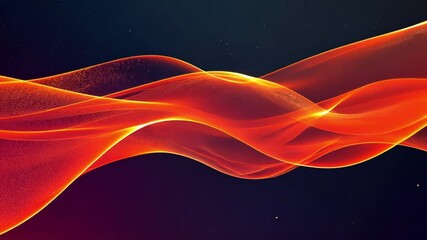 Poster - Fiery Abstract: An evocative display of fiery, fluid forms in the abstract. A vivid depiction of dynamic energy and bold color, perfect for modern art lovers and digital design.