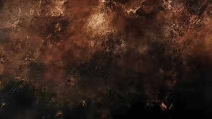Poster - Dynamic abstract visual of rapidly shifting smoky textures and dark hues