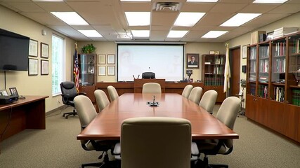 Poster - conference room interior