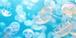 © Fandi Comp - Graceful Jellyfish Swim in Tranquil Blue Water