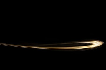 Poster - abstract light trails