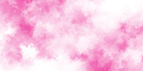Canvas Print - abstract pink ink effect light magenta color shades gradient illustration on textured paper backgrou
