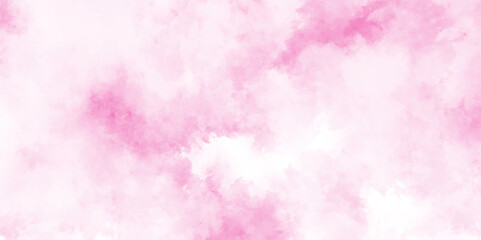 Canvas Print - abstract pink ink effect light magenta color shades gradient illustration on textured paper backgrou