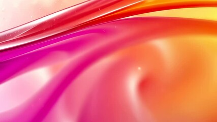 Poster - Vibrant abstract fluid waves in motion with dynamic color transitions