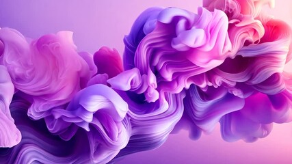 Poster - Abstract liquid hues in motion.