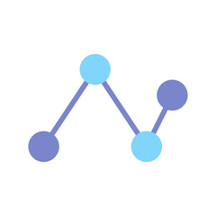 Poster - Modern Icon Representation of Data Trends and Analytics in a Digital Marketing Context for Business Growth