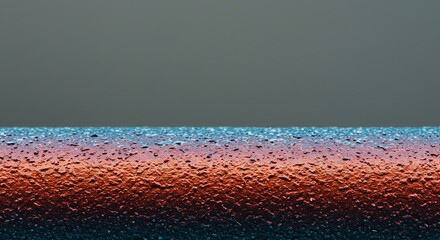 Aufkleber - A blue and red line with a gray background