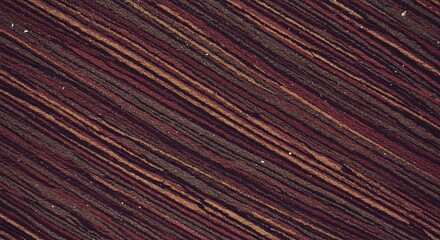 Poster - A brown and tan striped carpet with a pattern of brown and tan stripes