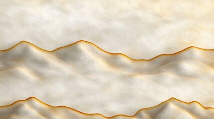 Wall Mural - abstract textured landscape, paper-like surface, subtle mountains, hazy background