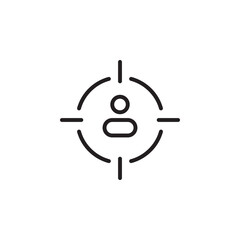 Poster - Target Icon Representing Focused Goal Setting in Digital Marketing and SEO Strategies for Online Success and Brand Growth
