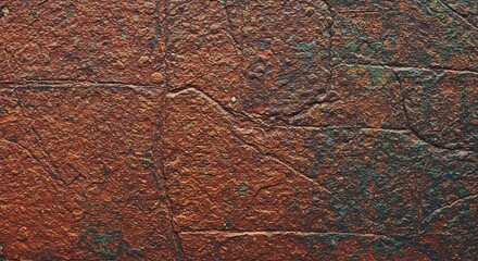 Poster - A wall with a brown and green texture
