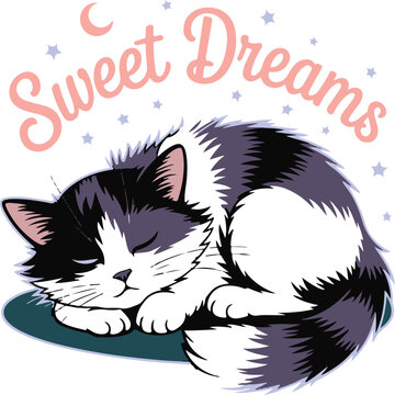 cat character icon hand drawing vector illustration