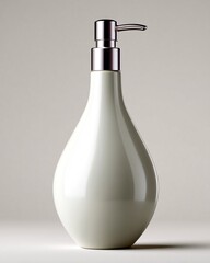 Poster - Minimalist still life, elegant product photography, luxurious simplicity, neutral tones, smooth surfaces, refined aesthetics, single-point focus, shadow play, premium branding look, high-end visuals