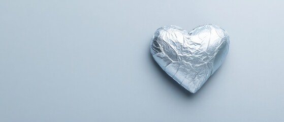 Shiny wrapped heart