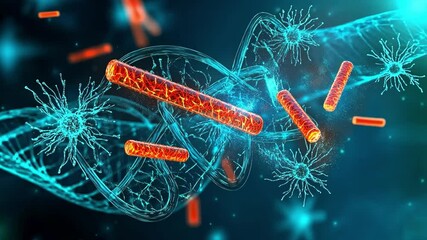 Poster - Scientific exploration of DNA and microorganisms using holographic technology in a lab setting