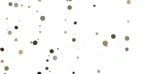 Poster - Enchanting Delight: Spectacular 3D Illustration Showcasing Enchanting gold Confetti