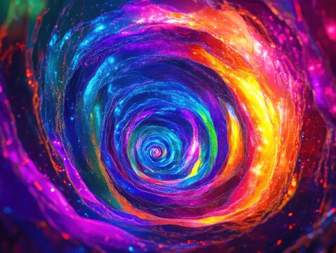 neon twist aura stream lines background