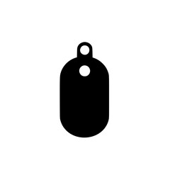 Poster - Black and white vector illustration of a simple icon depicting an object with circular details