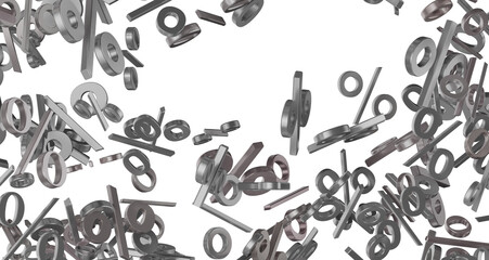Poster - sale digital percentin 3d