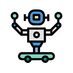 Poster - Robot Juggling Balls on a Hoverboard: Technology, Future, and Artificial Intelligence