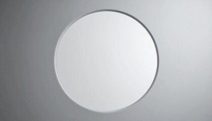 Poster - Creating minimalist designs circle in gray background graphic art modern environment abstract viewpoint