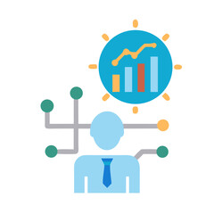 Poster - Data Analyst Icon: Business Intelligence, Connections, and Analytical Insights