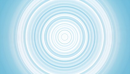 Poster - Rippling blue waves abstract art digital design calm atmosphere centered view visual serenity
