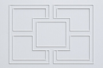 Poster - This elegant composition represents strategy and decision through symmetrical structures emphasizing business efficiency and innovation in a neutral matte design