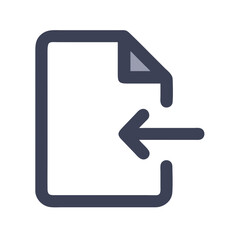 Poster - Import File Icon, Data Transfer, Data Import, Document Download