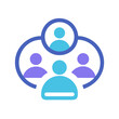 © Zahadur - Teamwork and Collaboration Icon with Connection, Networking, and Shared Goal Focus