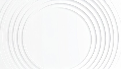 Poster - white circular pattern design studio graphic design minimalist environment close-up view abstract co