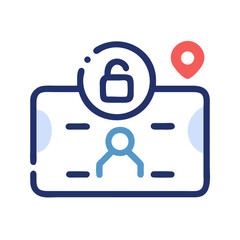 Poster - Secure Location Access: User Profile with Unlocked Privacy and Map Pin