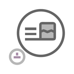 Poster - Quick invoice processing and scheduling icon on dark background, business concept