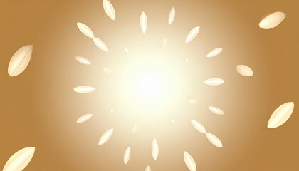 Poster - Radiant burst of light abstract art digital creation warm environment centered view visual energy