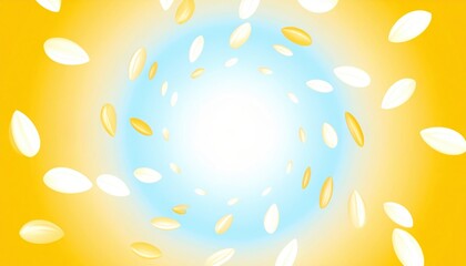 Poster - Dynamic light burst abstract concept digital art bright environment eye-level view energy and motion