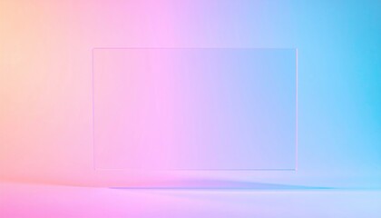 Poster - Creative abstract digital art display studio graphic design colorful gradient background artistic perspective modern aesthetic