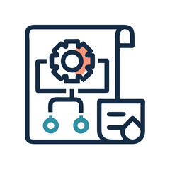Poster - Schematic Illustration of Workflow Optimization and Process Automation Technology