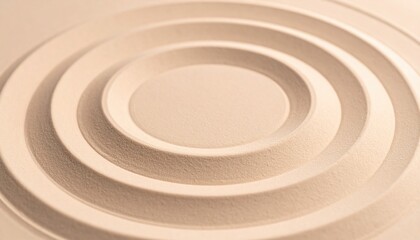 Poster - Creating circular patterns with texture design studio digital art minimalistic top-down view visual concepts