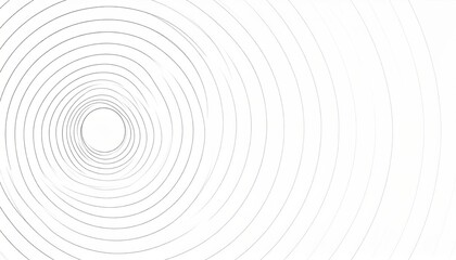 Fototapete - Creating visual patterns abstract ripple effects digital art minimalist design white background top-down perspective visual harmony